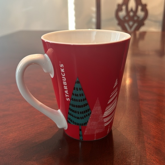 Starbucks 2017 Christmas Trees Coffee Mug Holiday - Picture 2 of 5